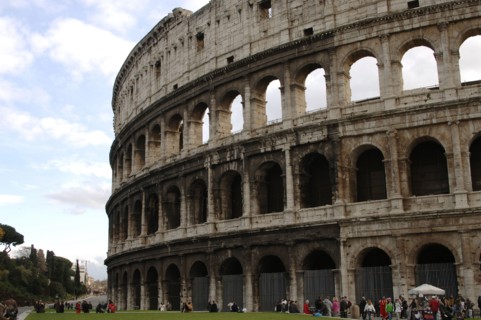 Flavian Amphitheatre or Coliseum.