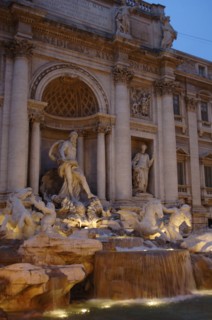 Trevi Fountain.