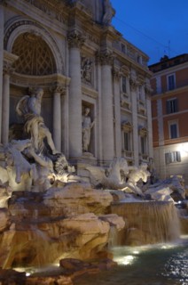 Trevi Fountain.