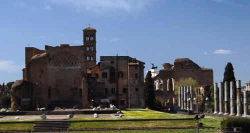 Temple of Venus and Roma.