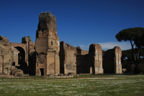 Baths of Caracalla. Ruins.