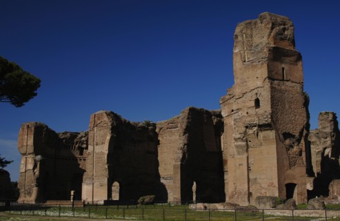 Baths of Caracalla. Ruins.