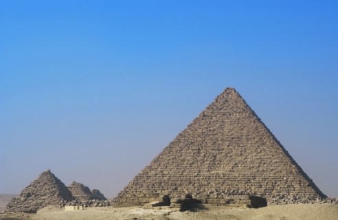 The Great Pyramid of Giza called the Pyramid of Menkaure.