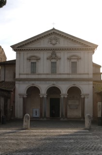 Saint Sebastian outside the walls.