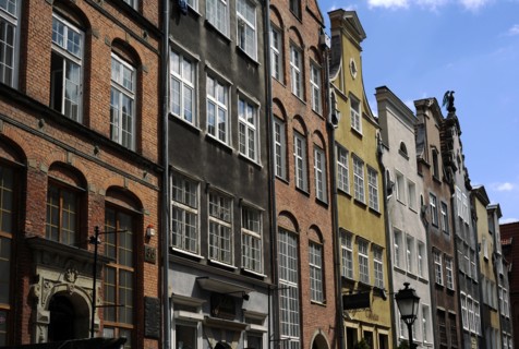 Typical buildings in Mariacka Street.