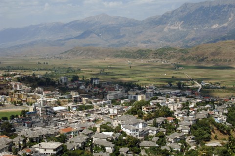 Gjirokastra city.