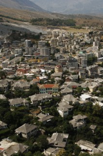 Gjirokastra city.