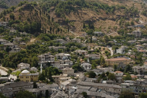 Gjirokastra city.