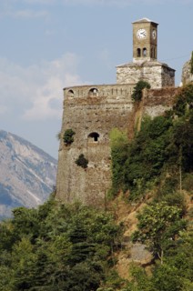Castle and clock tower.