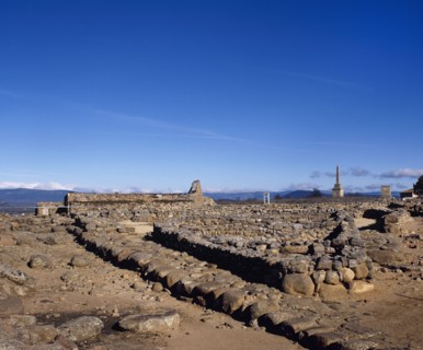 Numancia. Roman ruins. Near Soria. Spain.