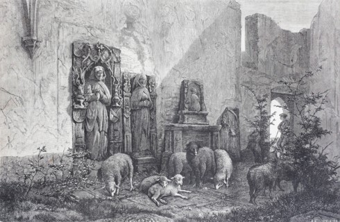 the ruin of the monastery church of Unterringingen