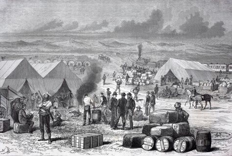 view of the Black-Buttes camp