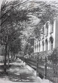 view of a main avenue of Chicago