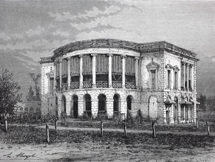 European housing at Calcutta