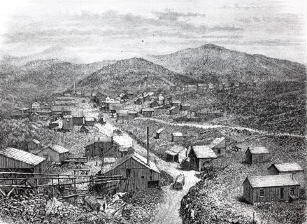 Silver City in the mountainous area of central Tulare County