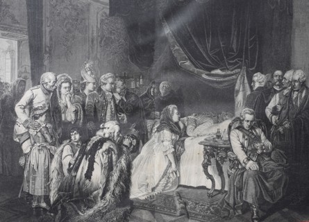 the death  bed of Joseph II