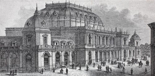 the stock exchange of Frankfurt