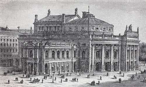 the Hofburg theater at Vienna