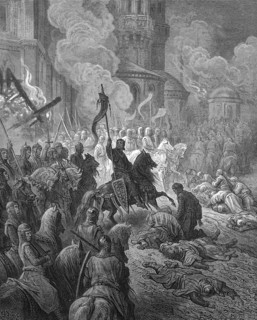 The crusades were a series of religious wars in western Asia and Europe initiated