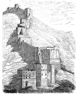the fortress walls of Antiochia