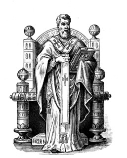 The patriarch of jerusalem around 1150  /  Der Patriarch von Jerusalem um 1150