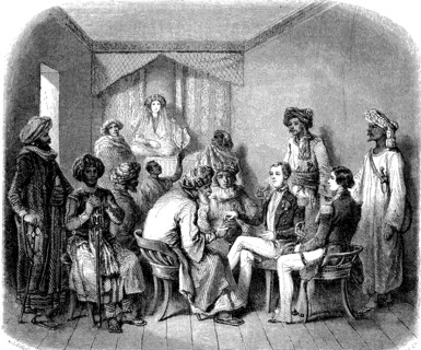 the visit of commander Desfosses at Yoube-Soudi