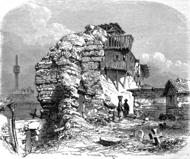 Ruins of the ancient roman palais