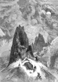 climbing on Montnlanc mountain