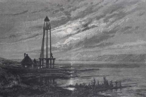 Watchtower of the Cossacks at the river Kuban