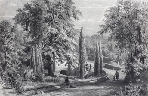 The Werther Fountain near Wetzlar