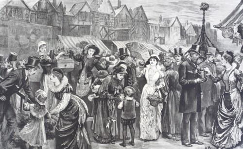 the old english fair at the Royal Albert Hall