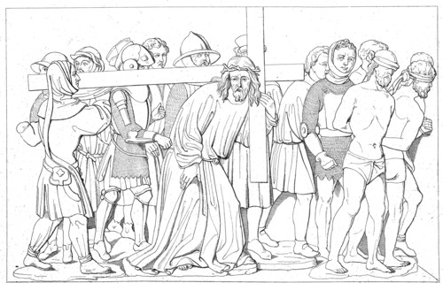 Jesus Christ Carrying the Cross on his way to his crucifixion