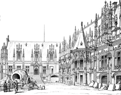 the palace of justice in Rouen