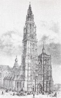 the cathedral of Antwerpen