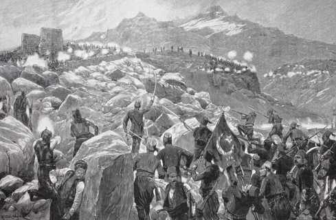 Insurgency of the christian inhabitants against the Turkish troops