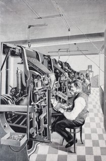 Linotype Simplex machine
