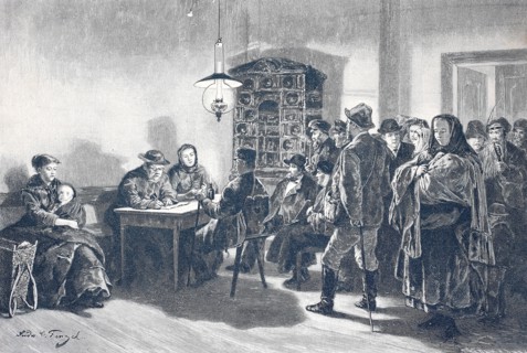 the cure doctor receives his patients