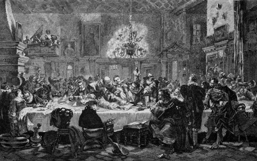 Banquet of the Wallenstein generals on January 12