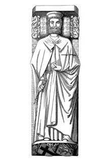 Landgrave Konrad of Thuringia in the habit of the Teutonic Knights. Konrad of Thuringia