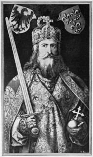 Charlemagne in the coronation regalia