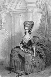 Costume painting from the time of Louis XVI