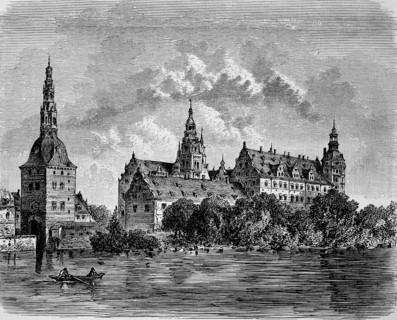 Frederiksborg Castle is a moated castle in Hillerod on the Danish island of Zealand in the 17th century