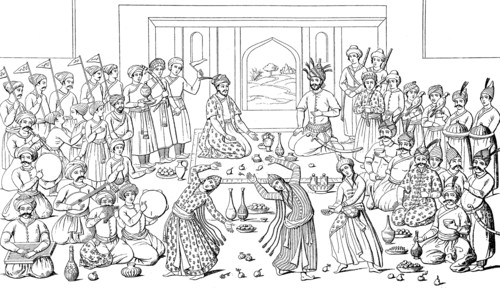 Shah Abbas the Great receives the Indian Sultan Tamareb Omayum