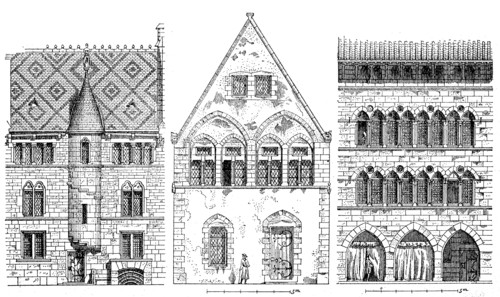 French houses of the 13th century