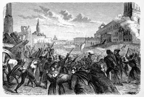 Attack on the Quirinal in Rome
