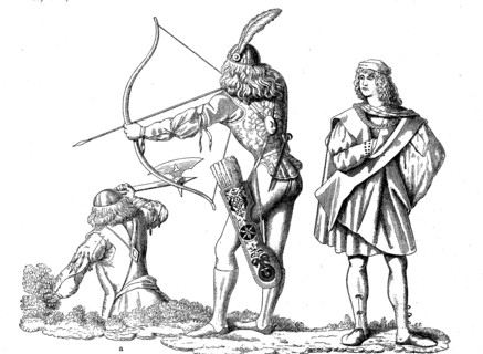 Italian costumes from the second half of the 15th century