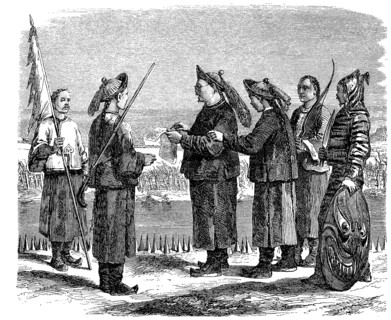 Mandarine und Soldaten