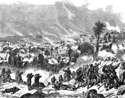 The capture of Kujaschewaz by the Turks on August 5