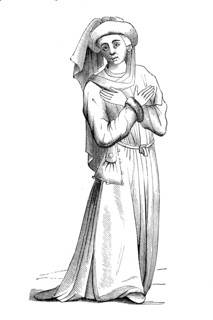 costume of a lawyer in the 15th century
