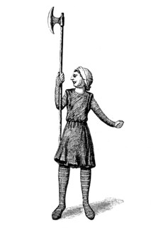 Anglo-Saxon warrior of the 9th century